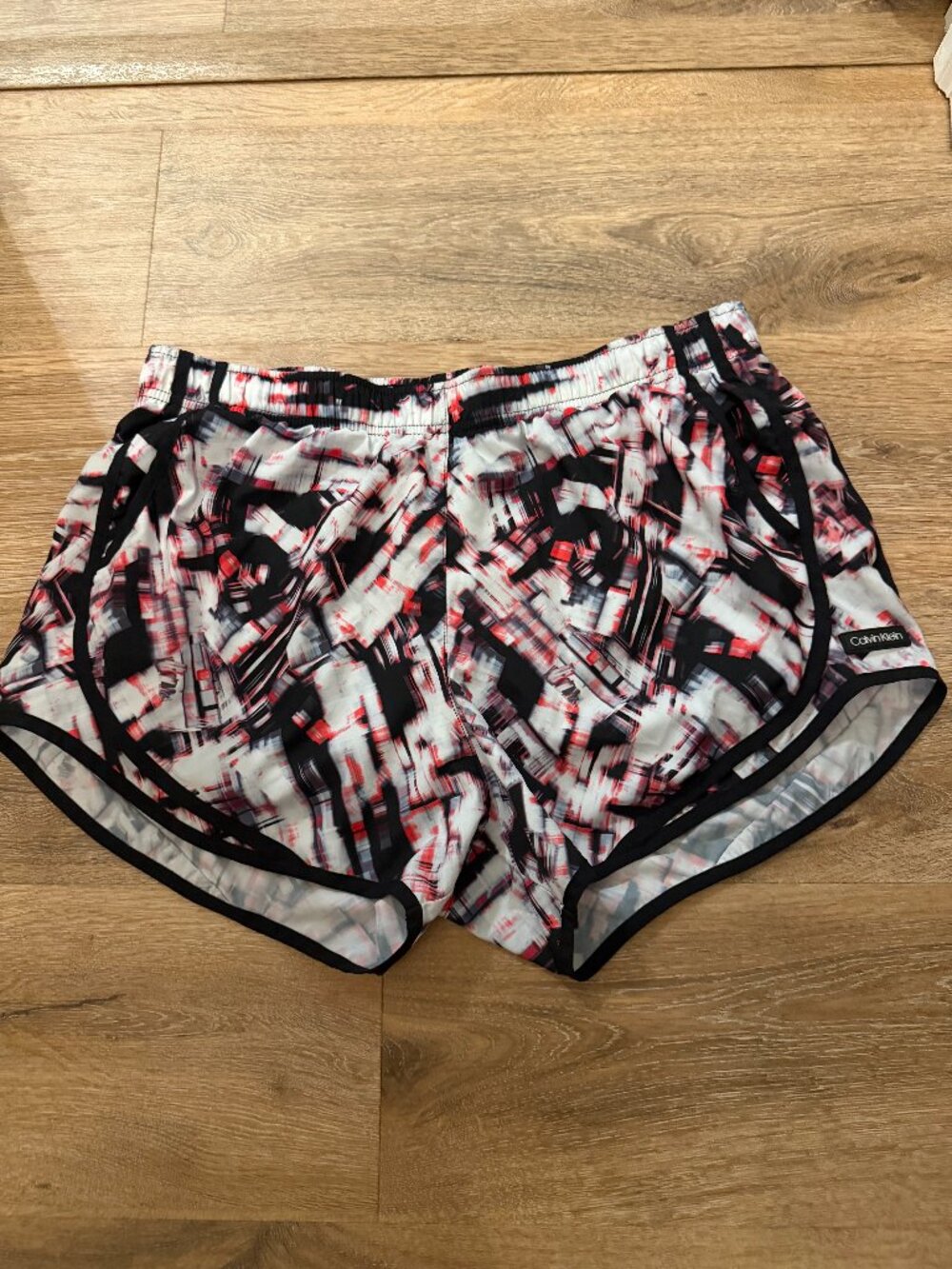 Calvin Klein Athletic print running shorts